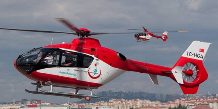 Bakanlıktan helikopter ambulans açıklaması