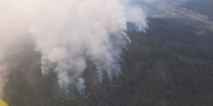 Marmaris’te yangın söndürme çalışmaları sürüyor