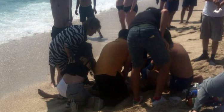 Serinlemek için denize giren Alman turist boğuldu