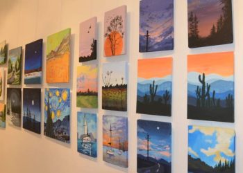 Psikiyatri hastalarından sergi