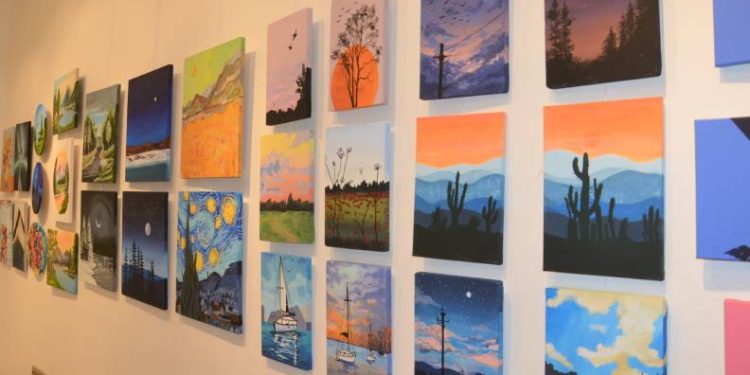 Psikiyatri hastalarından sergi