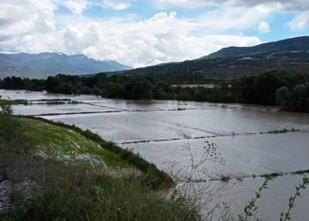 Hanönü’de ekili alanlar sular altında kaldı