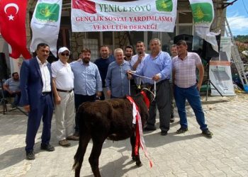 Bursa’da köy ağaları hayır için yarıştı