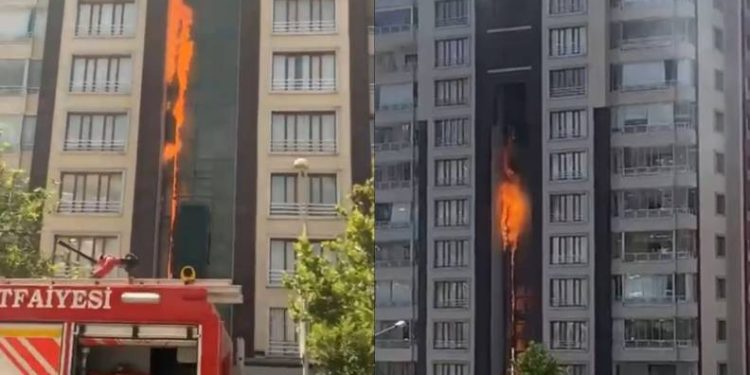 Diyarbakır’da korkutan yangın