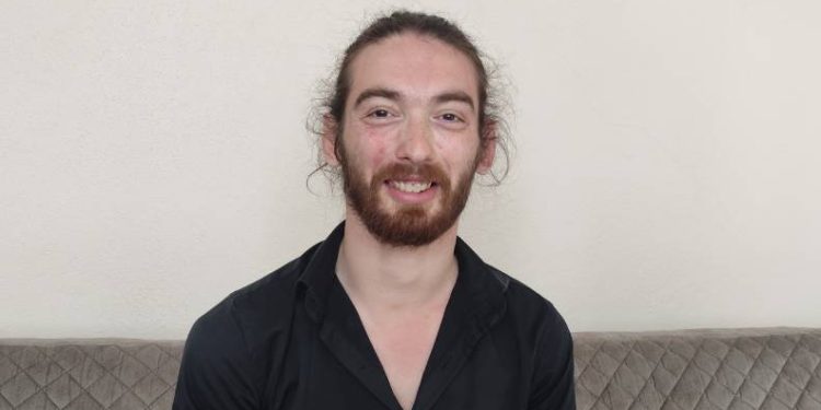 Bursa’da engelli gencin büyük azmi