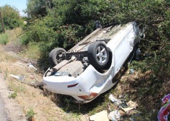 Otomobil takla attı: 6 yaralı