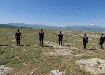 Defineciler jandarmaya suçüstü yakalandı