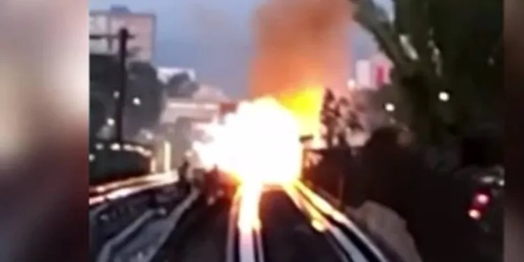 Meksika’da metro hattında patlama