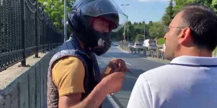 Önce dilendi, sonra tehdit etti