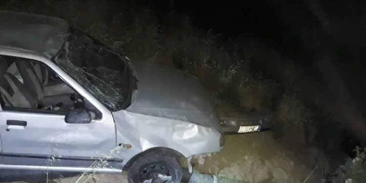 Otomobil şarampole devrildi: 4 yaralı