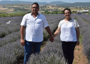 Bursalı çift ata toprağını ekonomiye kazandırdı