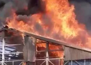 Ankara toptancı halinde yangın