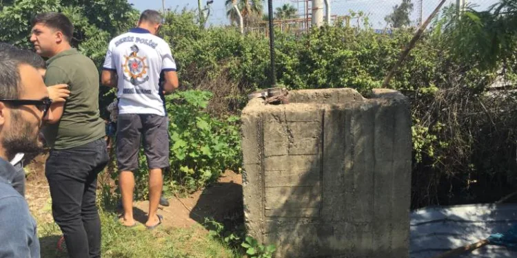 Tarla sulama borusunda ceset bulundu