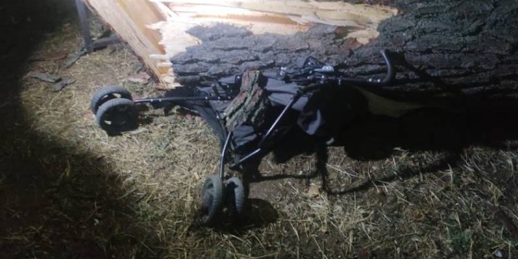 Bursa’da faciadan dönüldü! Bebek son anda kurtuldu