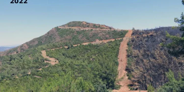 Bu şerit yangınlara geçit vermiyor