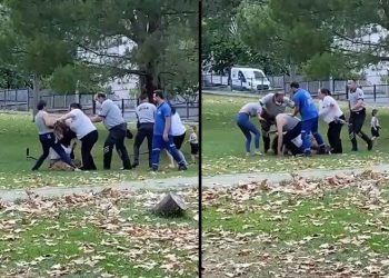 Bursa’da kadınlar birbirine girdi