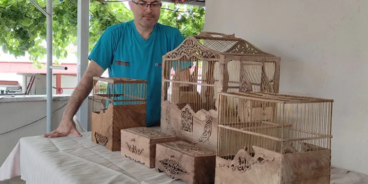 Kafes değil sanat eseri