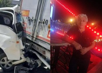 TIR’a çarpan kamyonetin sürücüsü hayatını kaybetti