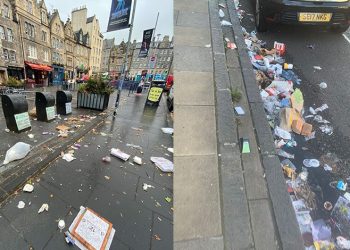 İskoçya’da temizlik işçileri grevde