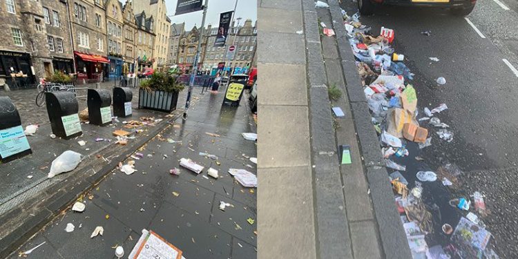 İskoçya’da temizlik işçileri grevde