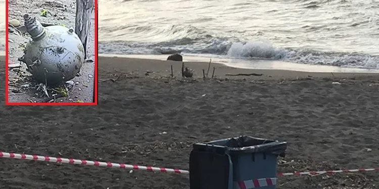 Rus yapımı mayın tetikleyicisi Türkiye’de sahile vurdu