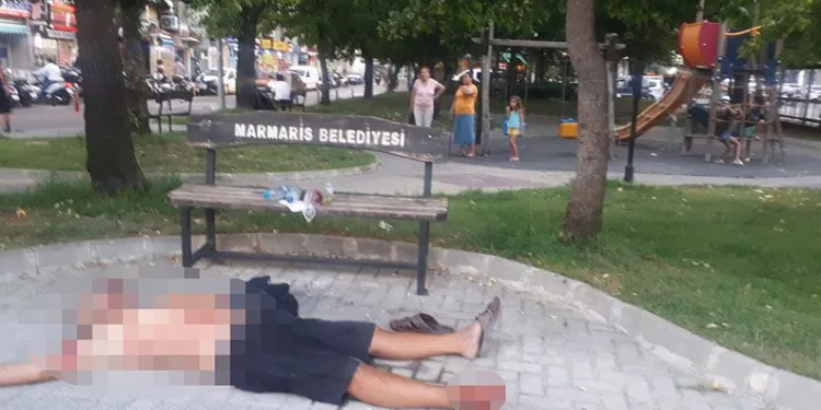 Çocuk parkında cinayet