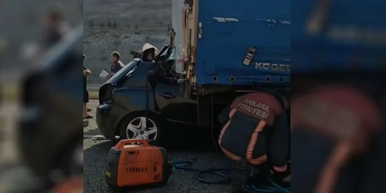 Ankara’da feci kaza: 4 ölü