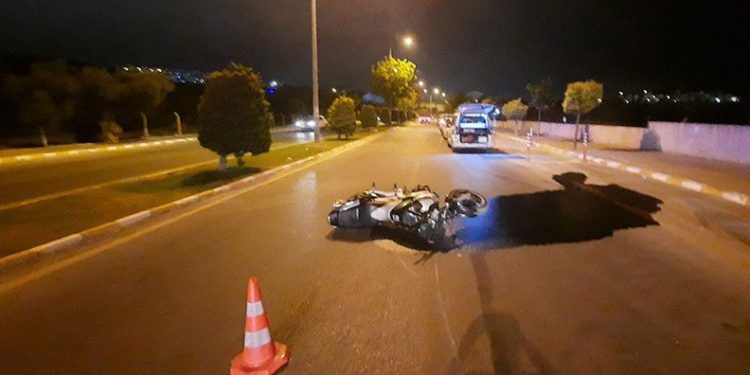 Aydın’da kaza yapan motosiklet sürücüsü hayatını kaybetti