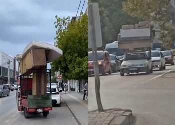 Bursa’da tehlikeli yolculuk