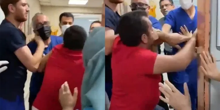 Bursa’da maske takmayan kişi hastaneyi birbirine kattı