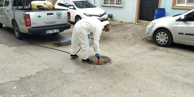 Osmangazi’de ilaçlama çalışmaları sürüyor