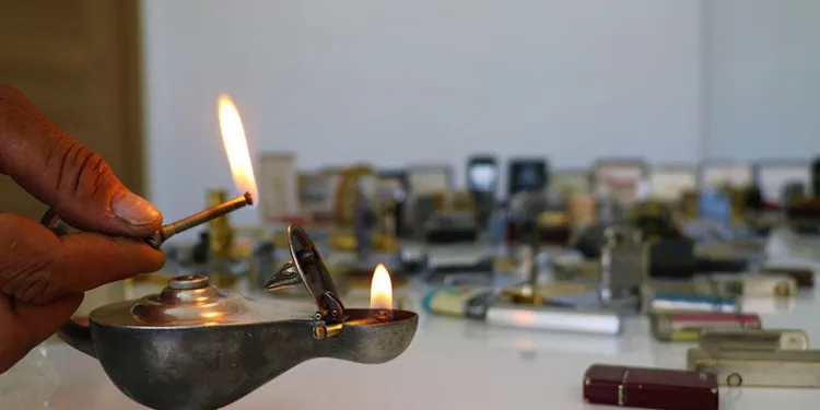 Bir milyon değerinde çakmak koleksiyonu