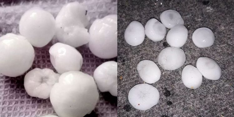 Bursa’da ceviz büyüklüğünde dolu yağdı