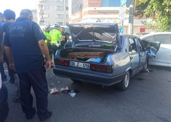 Ankara’da trafik kazası: 4 yaralı