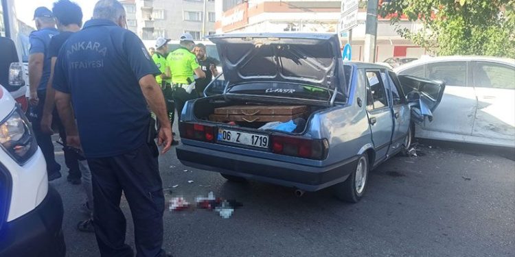 Ankara’da trafik kazası: 4 yaralı