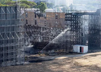 Dünyaca ünlü film stüdyosunda yangın