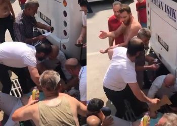 Bursa’da motosiklet sürücüsü otobüse çarptı