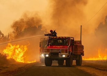Fransa’daki orman yangını devam ediyor