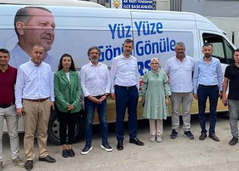 AK parti teşkilatları tam kadro Yenişehir’de