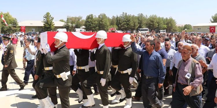 Şehit Teğmen Ömer Bağra için Siirt’te tören düzenlendi