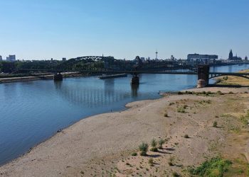Almanya’da Ren Nehri’nin su seviyesinde ciddi düşüş