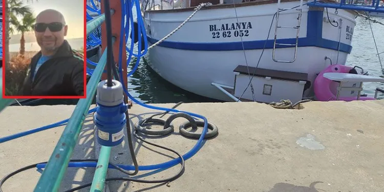 Tekne bakımı yaparken elektrik akımına kapıldı