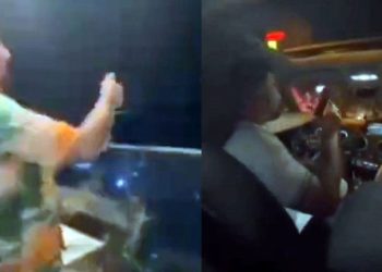 Şişe fırlatan İranlıya sınır dışı