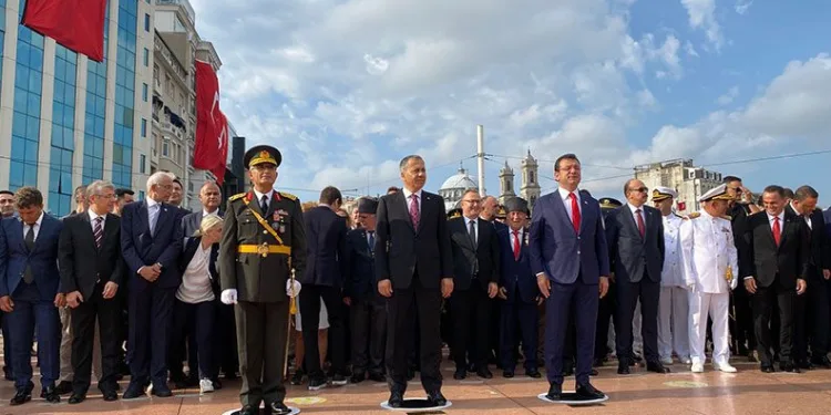 İstanbul’da 30 Ağustos Zafer Bayramı töreni