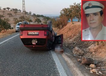Gaziantep’te emekli polis memuru kazada hayatını kaybetti
