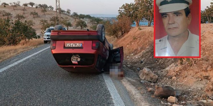 Gaziantep’te emekli polis memuru kazada hayatını kaybetti
