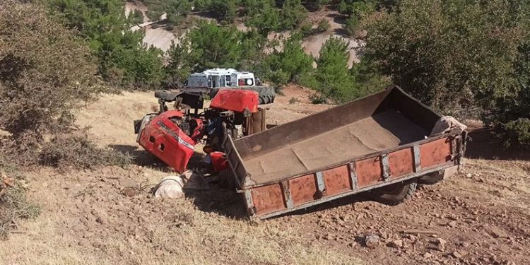 Adıyaman’da traktör devrildi: 1 ölü, 8 yaralı