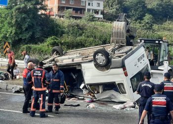 Ordu’da feci kaza: 2 ölü 18 yaralı