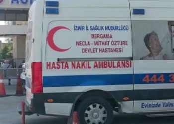 İzmir’de hastane önünden ambulans çalındı