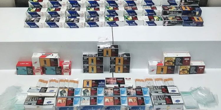 Samsun’da 16 bin 240 dal makaron ele geçirildi